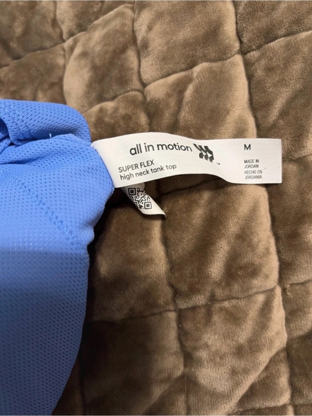 JoyLab Light Blue Athletic Tank Top - Picture 3 of 3